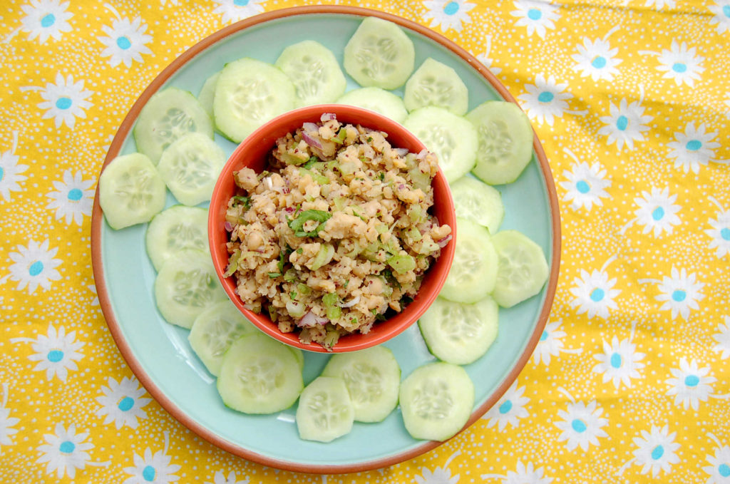 whole_food_plant_based_chickpea_tuna_cucumber_rounds