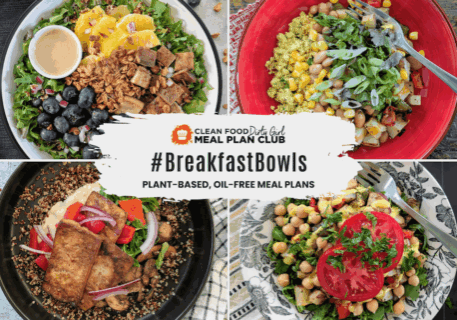 breakfast bowls plant based meal plan