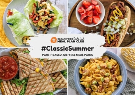 Classic Summer Oil Free Meal Plan Whole Food Plant Based Meal Plan