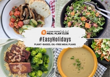 easy holidays plant based meal plan