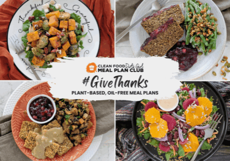 Give Thanks Plant Based meal plan