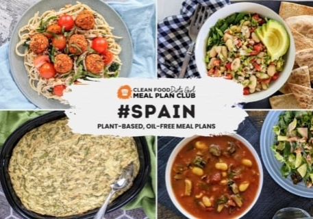 Classic Spain whole-food plant-based meal plan